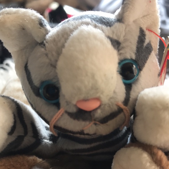 BEANIE BABY 3 Cats Prance, Pounce, & Snip Vintage Collectible Plush Toy Bundle - Picture 3 of 14